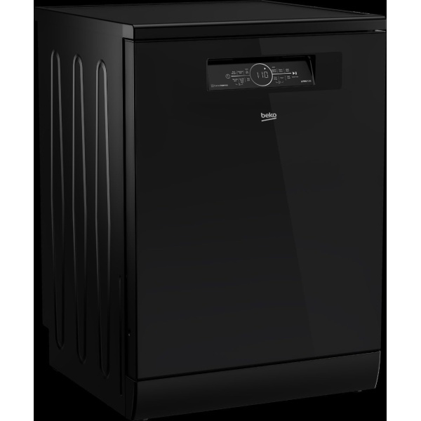 BEKO DISHWASHER 60 CM 6 PROGRAM 15 PERSON GLASS BLACK BDFN36531GB - Image 2
