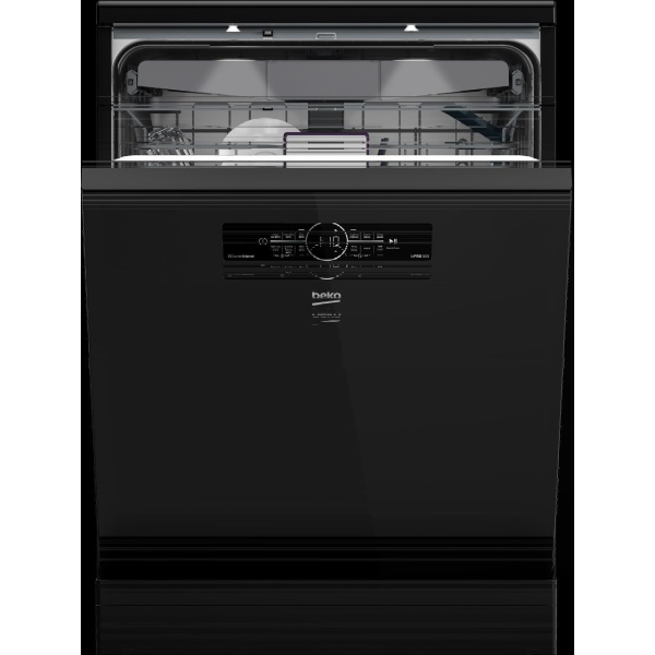 BEKO DISHWASHER 60 CM 6 PROGRAM 15 PERSON GLASS BLACK BDFN36531GB - Image 3