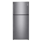 LG No Frost Refrigerator, 474 Litre, with Inverter Motor , Silver - GN-C622HQCL