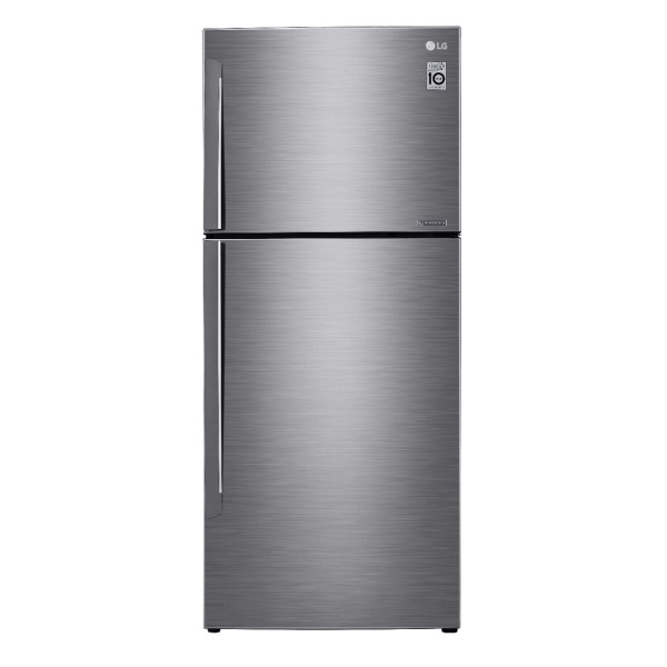 ثلاجه ال جى نوفروست، 474 لتر، بموتور انفرتر ، فضي - GN-C622HQCL