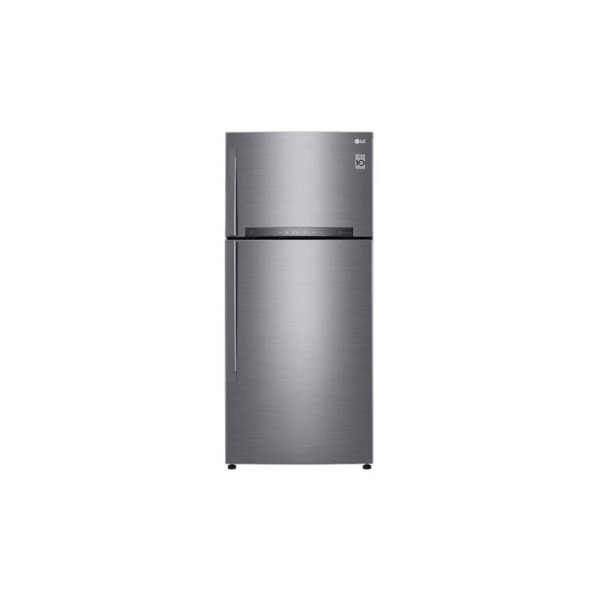 ثلاجه  ال جى نوفروست، 475 لتر  انفرتر ، فضي - GN-H622HQHL