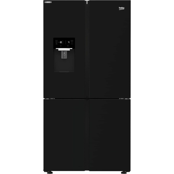 BEKO REFRIGERATOR 626 LITER 4 DOORS NOFROST DIGITAL Touch BLACK GNE134626BH