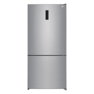 LG No Frost Refrigerator with Inverter Motor, 588 Liters, Silver- GTF569PSAM