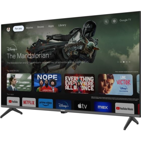 ⁦تليفزيون سمارت LED هاير 43 بوصة بدقة FHD مع ريسيفر داخلي - H43K80EF⁩ - الصورة ⁦2⁩