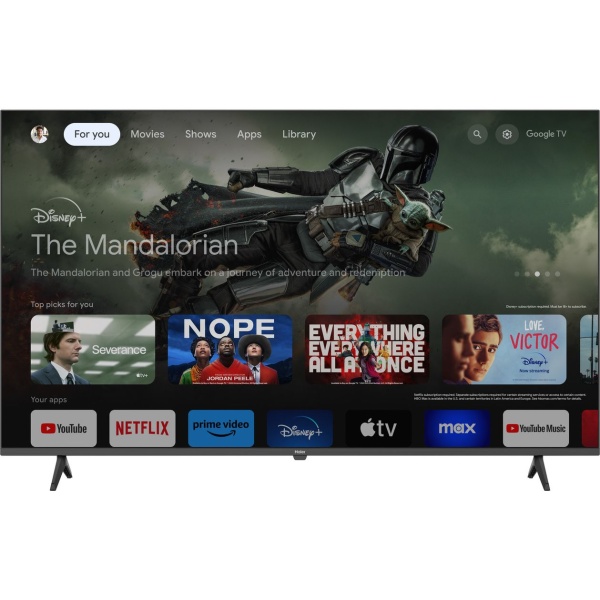 Haier 50 Inch 4K UHD Smart LED TV with Built-in Receiver - H50K80EU - Image 2