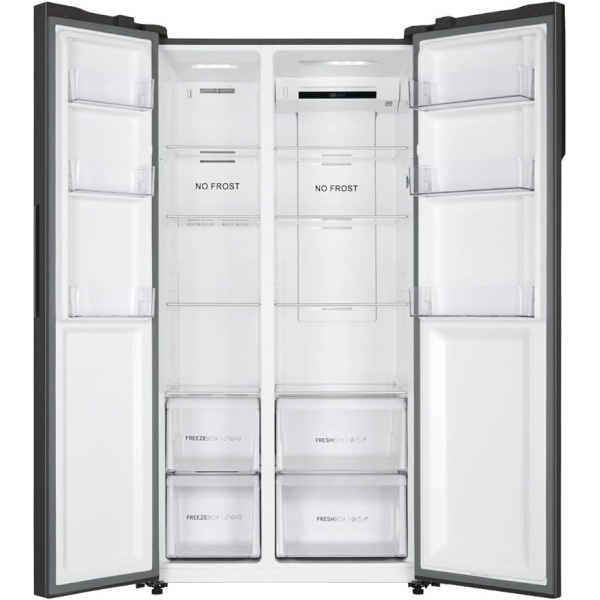 Haier No Frost Refrigerator, 521 Litres,sideXside Inverter, Black - HRF-570SDBM - Image 3