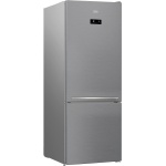 BEKO 560 Refrigerator 495 Liter Nufrost Digital Touch Black Glass UV Sanitizer - (Combi) RCNE560E40ZGBUV