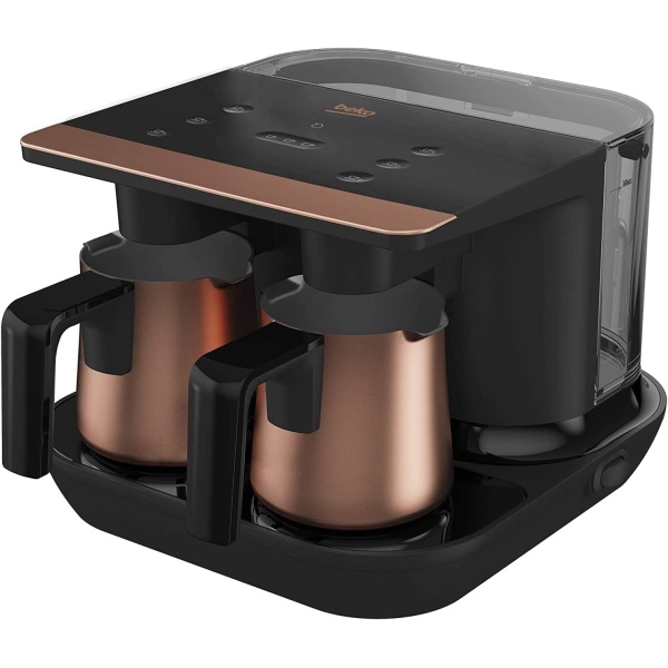 Beko TKM8961B Turkish Coffee Machine with Two Pot, Black