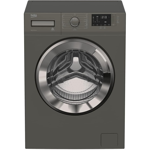 Beko WTV 8612 XMCI2 Inverter Washing Machine with a Digital Screen, 1200 RPM, 8 kg - Grey