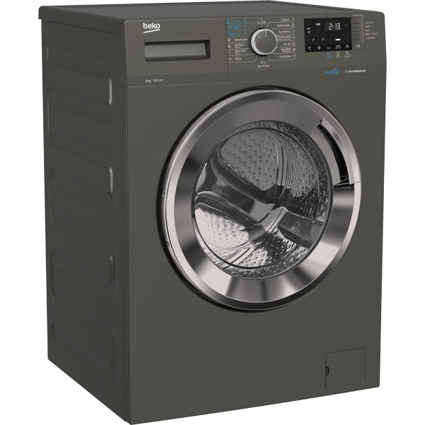 Beko WTV 8612 XMCI2 Inverter Washing Machine with a Digital Screen, 1200 RPM, 8 kg - Grey - Image 2