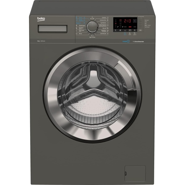 BEKOBEKO WASHING MACHINE FULL AUTOMATIC DIGITAL 9 KG 1200 RPM STEAM GRAY WTX 91232 XMCI2