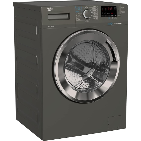BEKOBEKO WASHING MACHINE FULL AUTOMATIC DIGITAL 9 KG 1200 RPM STEAM GRAY WTX 91232 XMCI2 - Image 2