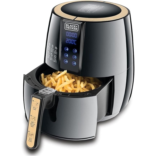 Black & Decker AF400-B5 Digital Aerofry Air Fryer, 4 Liter-2 YEARS WARRANTY - Image 4