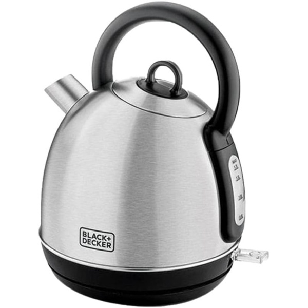 Black & Decker Dk40-B5 Stainless Steel Dome Kettle, 1.7 Liter - Silver