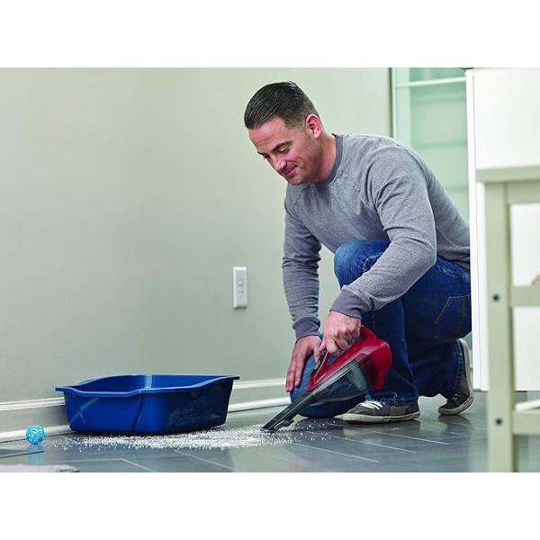 Black & Decker DVA315J-B5 Cordless Dustbuster Handheld Vacuum with Integrated Brush Tool, 500 ml - Multi Color-2 YEARS WARRANTY - Image 3