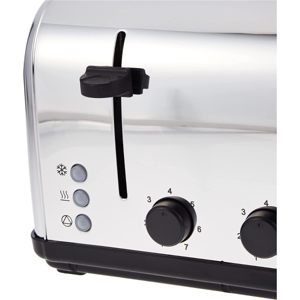 Black and Decker 4 Slice Long Cool Touch Toaster - [Model-ET304-B5] - Image 3