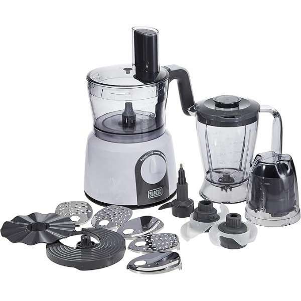 Black+Decker 1000W 32 Functions 5-in-1 Food Processor, White - FX1075-B5 - Image 6