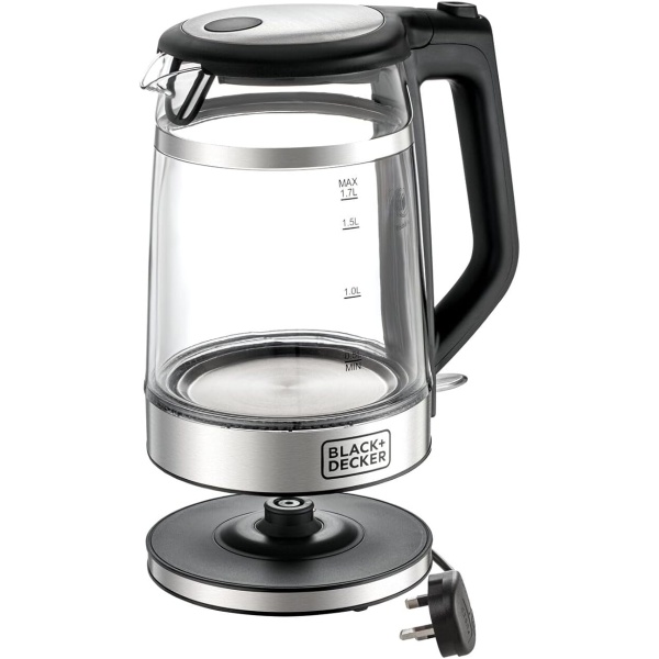 BLACK+DECKER Glass Kettle Double Wall 1.7L 2200W - GK220-B5-2 YEARS WARRANTY - Image 2