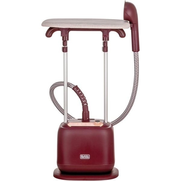 BLACK+DECKER Vertical Digital Garment Steamer, Twin Pole, 2400W, 6 Levels - GSTD2450-B5 - Image 4