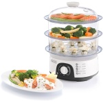بلاك اند ديكر قدر بخاري للطهي بثلاثة طبقات - HS6000-B5