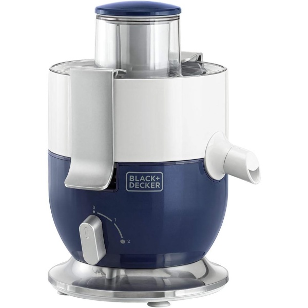 Black & Decker JE350-B5 Compact Centrifugal Juice Extractor, 1000 Watt - Blue and White- 2 YEARS WARRANTY