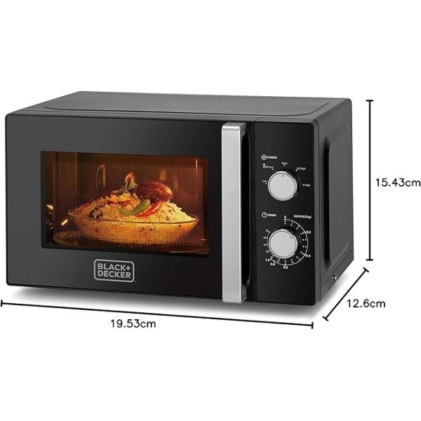 Black & Decker 20L Microwave Oven, MZ2010P-B5 - Image 2
