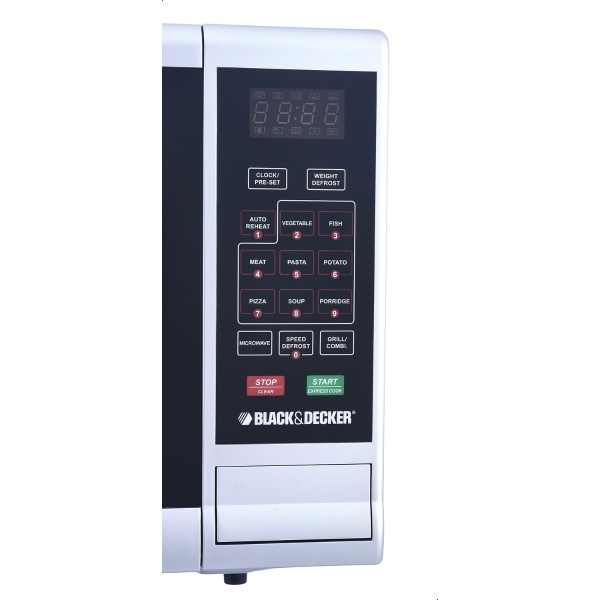 ⁦بلاك اند ديكر  مايكرويفMZ3000PG-B5 سعة 30 ليتر - فضي⁩ - الصورة ⁦3⁩