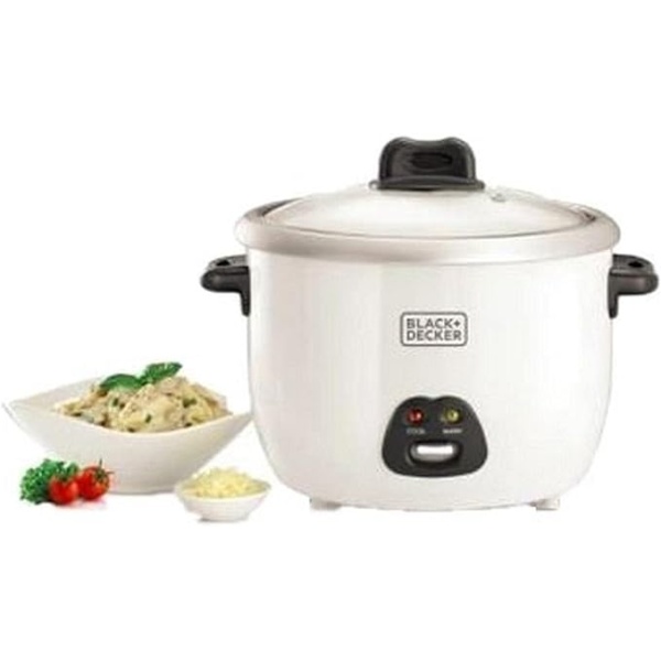 Black & Decker Rice Cooker 1.8 L (Rc1850-B5-Sp), White - Image 2