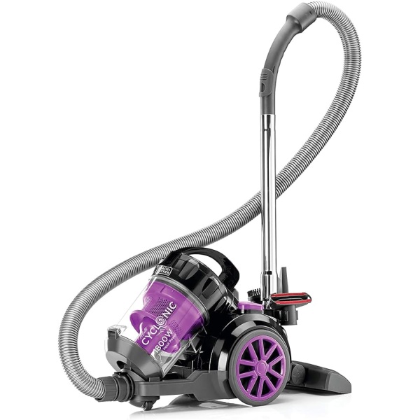 Black & Decker VM1880 Bagless Vacuum Cleaner 1800 Watt - Purple