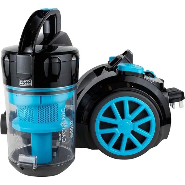 Black & Decker 1800W Bagless Cyclonic Canister Vacuum Cleaner Multi Color - Vm2080-B5 - Image 3