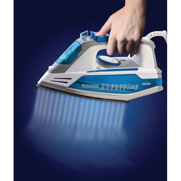 Black + Decker Steam Iron, 2800 Watt, Multicolor - X2800- 2 YEARS WARRANTY - Image 5