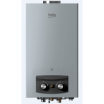 Beko Digital Gas Heater, 10L, Silver - BGWH10LS