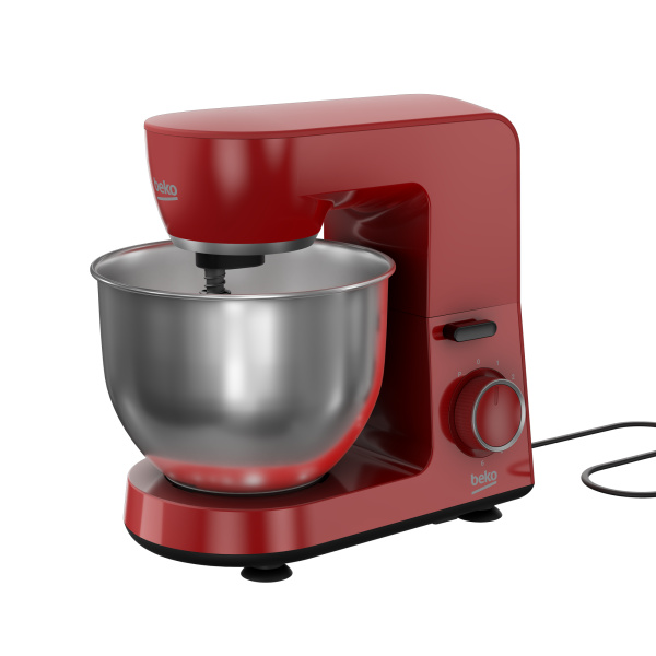 Beko Stand Mixer , 5L, 1500W, Red - MM5371 - Image 2
