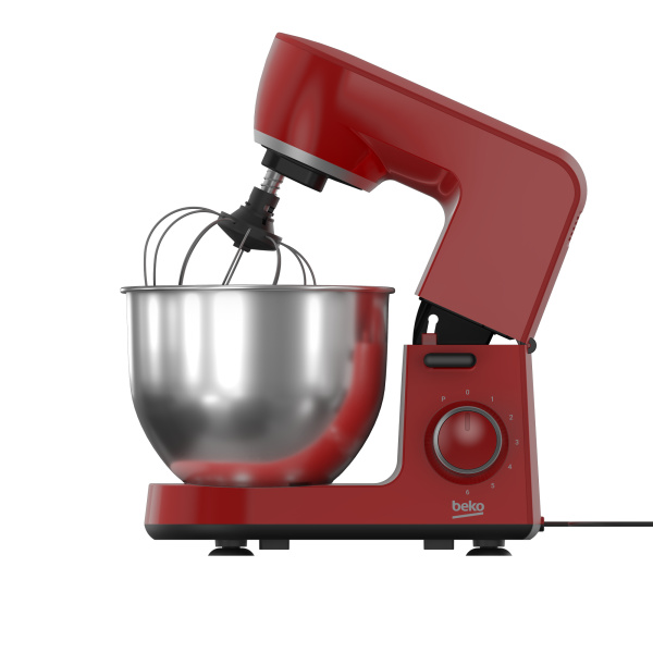 Beko Stand Mixer , 5L, 1500W, Red - MM5371 - Image 4