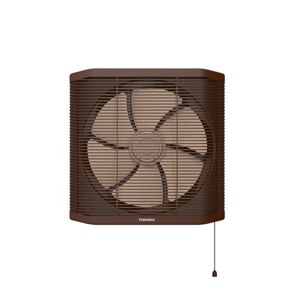 TORNADO Bathroom Ventilating Fan 30 cm Privacy Grid Creamy x Brown TVS-30CN