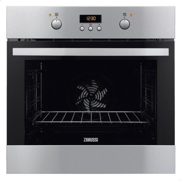 Zanussi ZOB35602XK Electric Stainless Steel Built-In Oven 60 cm - Silver