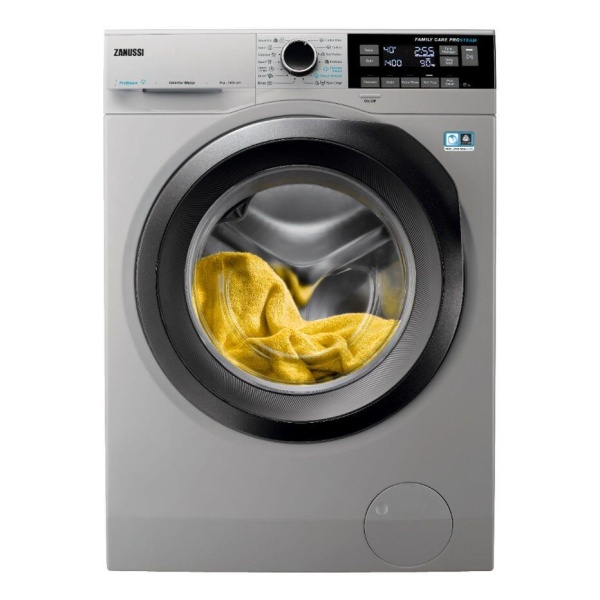 غسالة ملابس 9 كيلو فضى 1400 لفة باب فضى - ZW7F3946LS