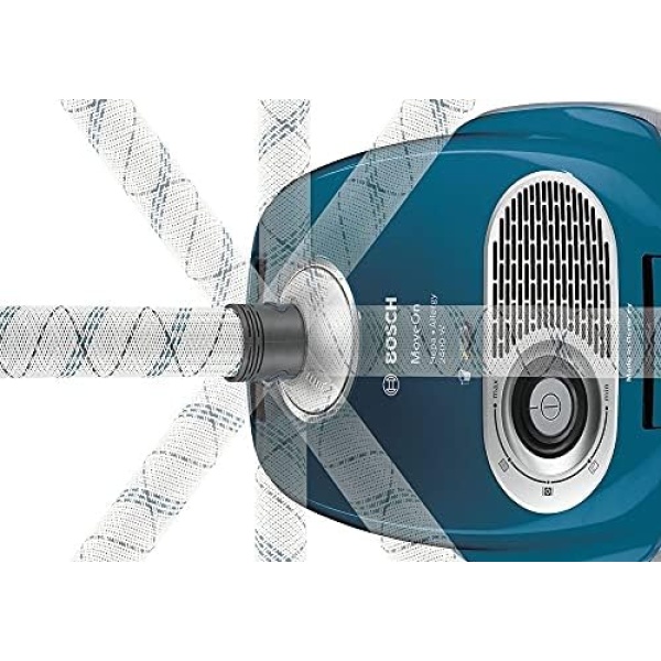 Bosch BGL35MOV27 Bagged Vacuum Cleaner MoveOn - Blue - Image 4