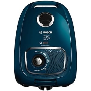 Bosch BGLS42035 Series 4 Bagged Vacuum Cleaner 2000 Watts Cosyy'y ProFamily Blue