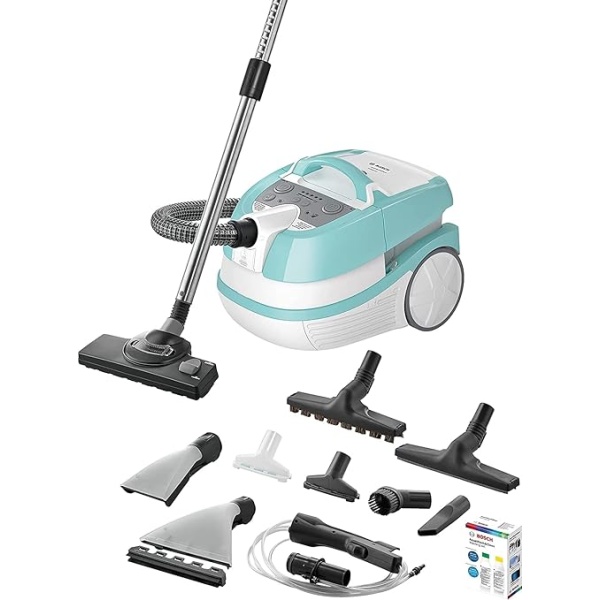 BOSCH VACUUM WET & DRY CLEANER 2000 WATT BOTH BAG AND BAGLESS TURQUOISE BWD420HYG - Image 3