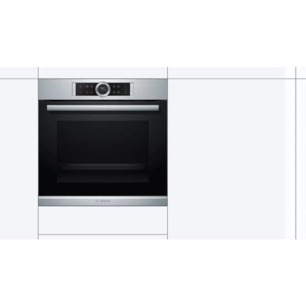 BOSCH BUILT-IN ELECTRIC OVEN 60 CM 70L STAINLESS HBG635BS1 - Image 2