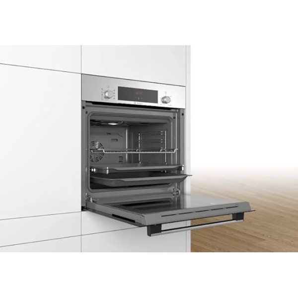 Bosch Built-In Electric Oven 60 cm With Grill Digital Stainless Steel HBJ534ES0 - Image 4