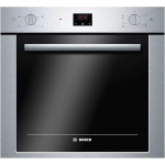Bosch Built-in Gas Oven With Grill, 60 cm, 60 Liter, Overheating Protection, Black and Silver - HGL21F350