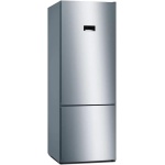 Bosch Series 4 Digital Refrigerator, No Frost, 505 Liters, 2 Doors, Stainless Steel - KGN56CI30U