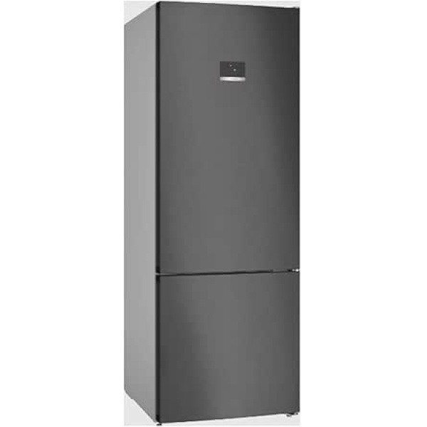 Bosch Refrigerator Series 4 with bottom freezer - Net Capacity 505 Liter - hyperFresh - Black stainless steel - KGN56CX30U