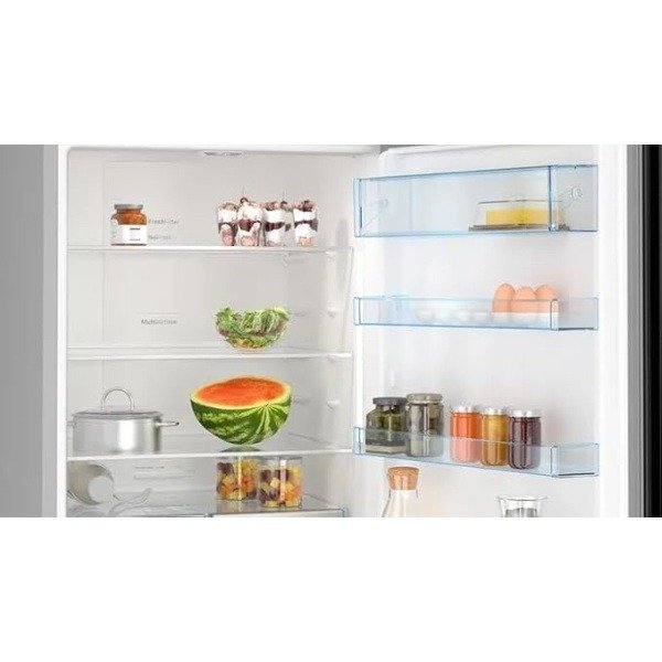Bosch Refrigerator Series 4 with bottom freezer - Net Capacity 505 Liter - hyperFresh - Black stainless steel - KGN56CX30U - Image 5
