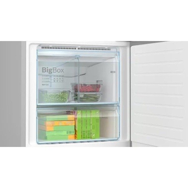 Bosch Refrigerator Series 4 with bottom freezer - Net Capacity 505 Liter - hyperFresh - Black stainless steel - KGN56CX30U - Image 6