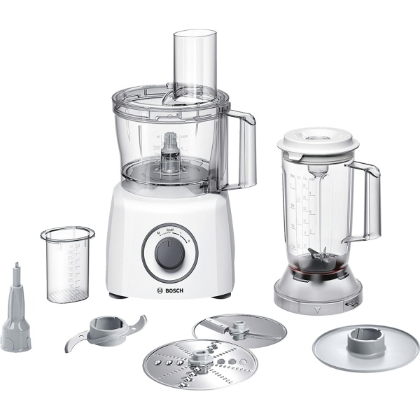 BOSCH FOOD PROCESSOR 800 WATT 30 FUNCTIONS WHITE COLOR MCM3200W