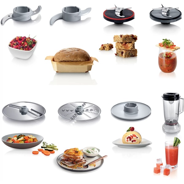BOSCH FOOD PROCESSOR 800 WATT 45 FUNCTIONS MCM3501M - Image 3