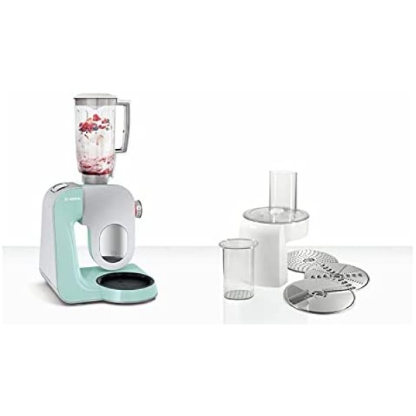 Bosch MUM58020 Kitchen Machine MUM5 1000 W Mint Turquoise, Silver, 2725447639535 - Image 2